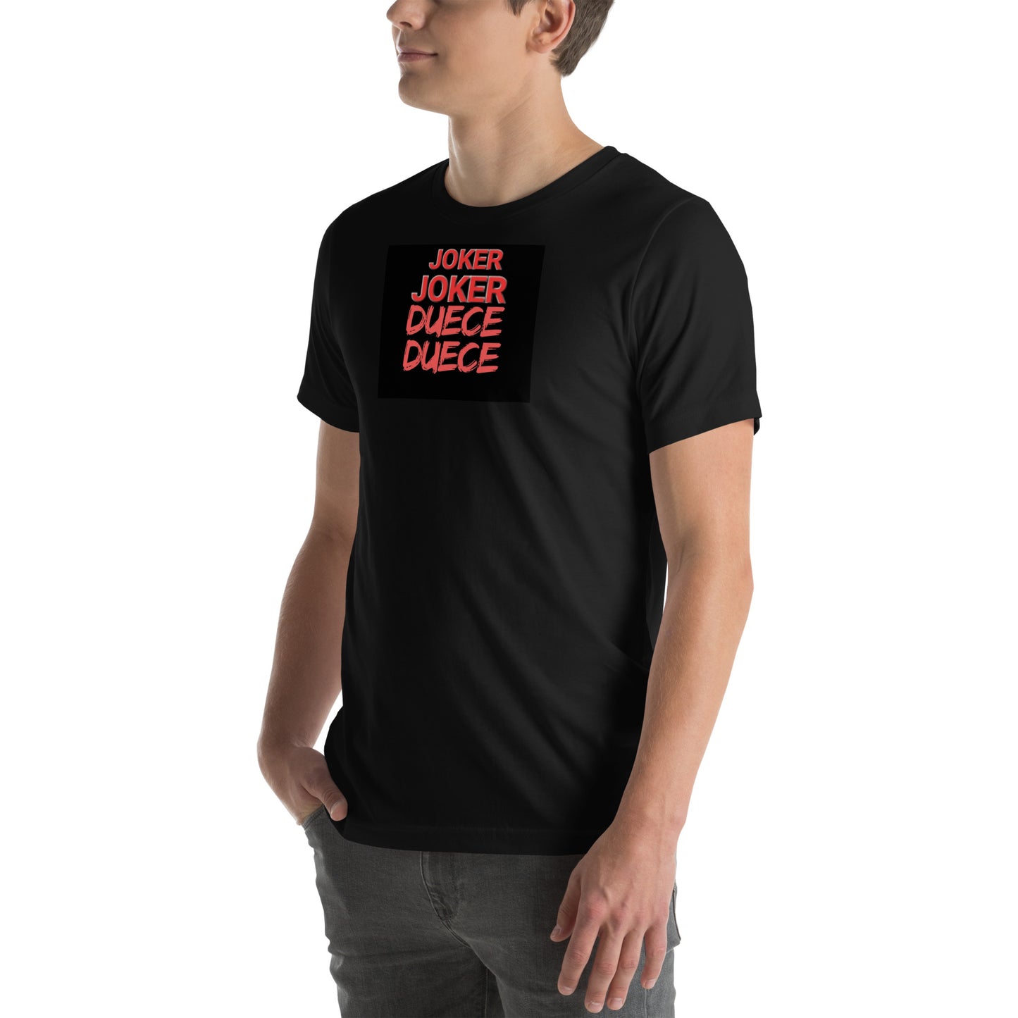Unisex t-shirt Joker Joker Deuce Deuce Ace of Spades