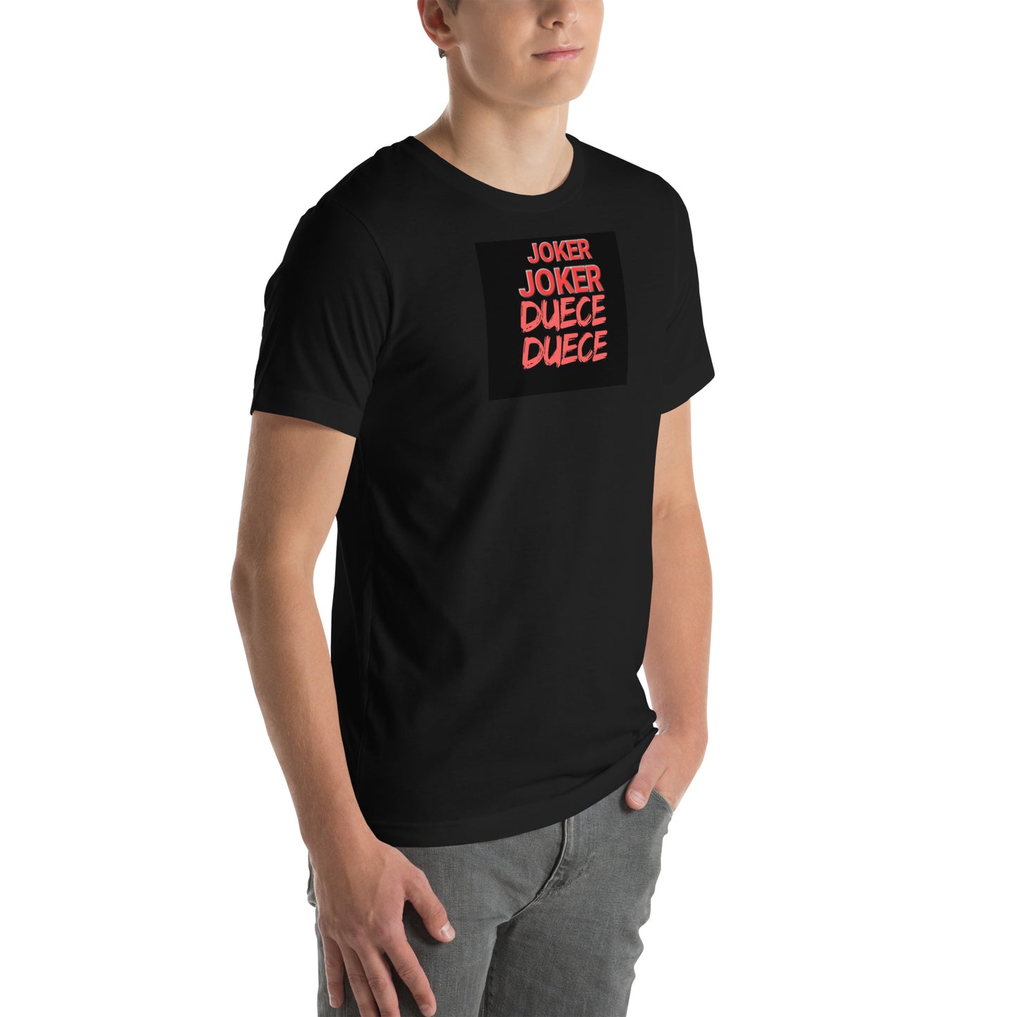 Unisex t-shirt Joker Joker Deuce Deuce Ace of Spades