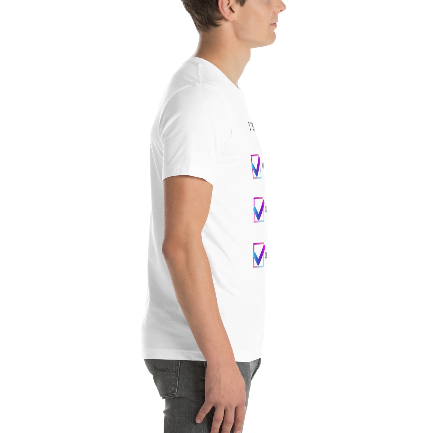 Unisex t-shirt I'm either Working Out On My Way To Work Out Thinking About Working Out(Gym Rat/Gym Shark)