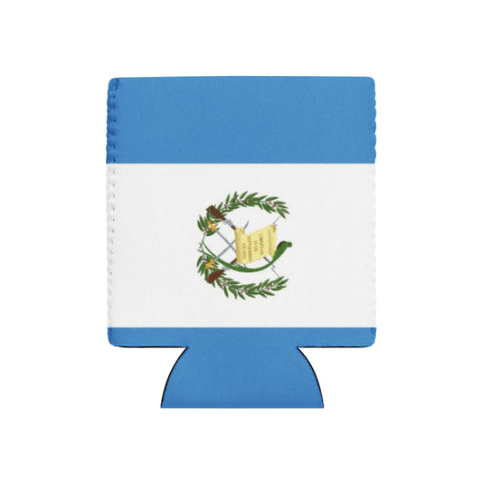 Can cooler Puerto Rico Flag one side Guatemala Flag other side
