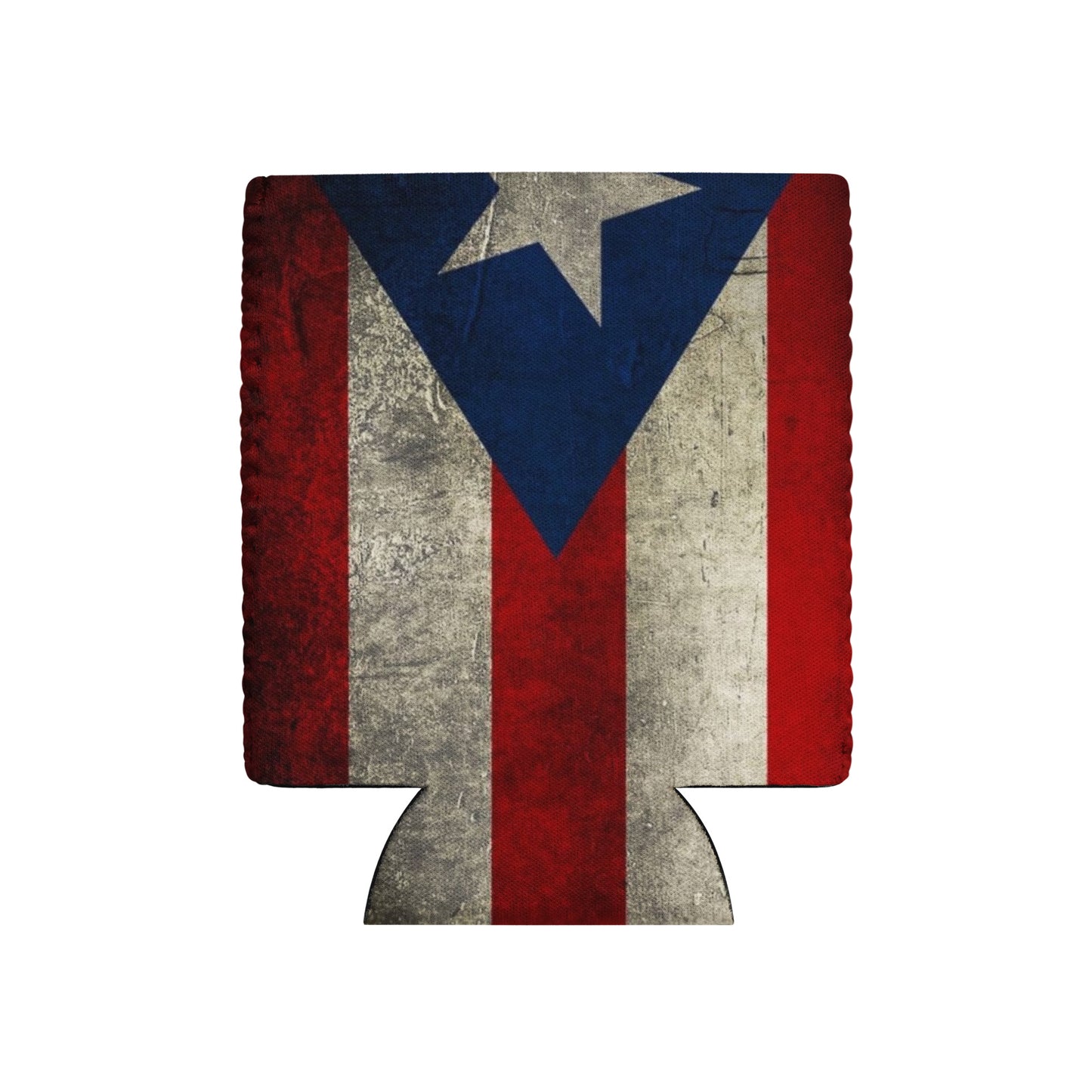 Can cooler Puerto Rico Flag one side Guatemala Flag other side