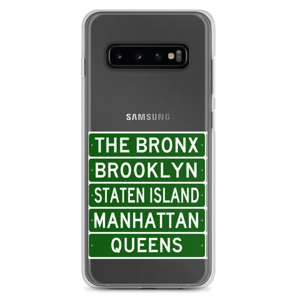 5 Boroughs Clear Case for Samsung® All Varieties Types