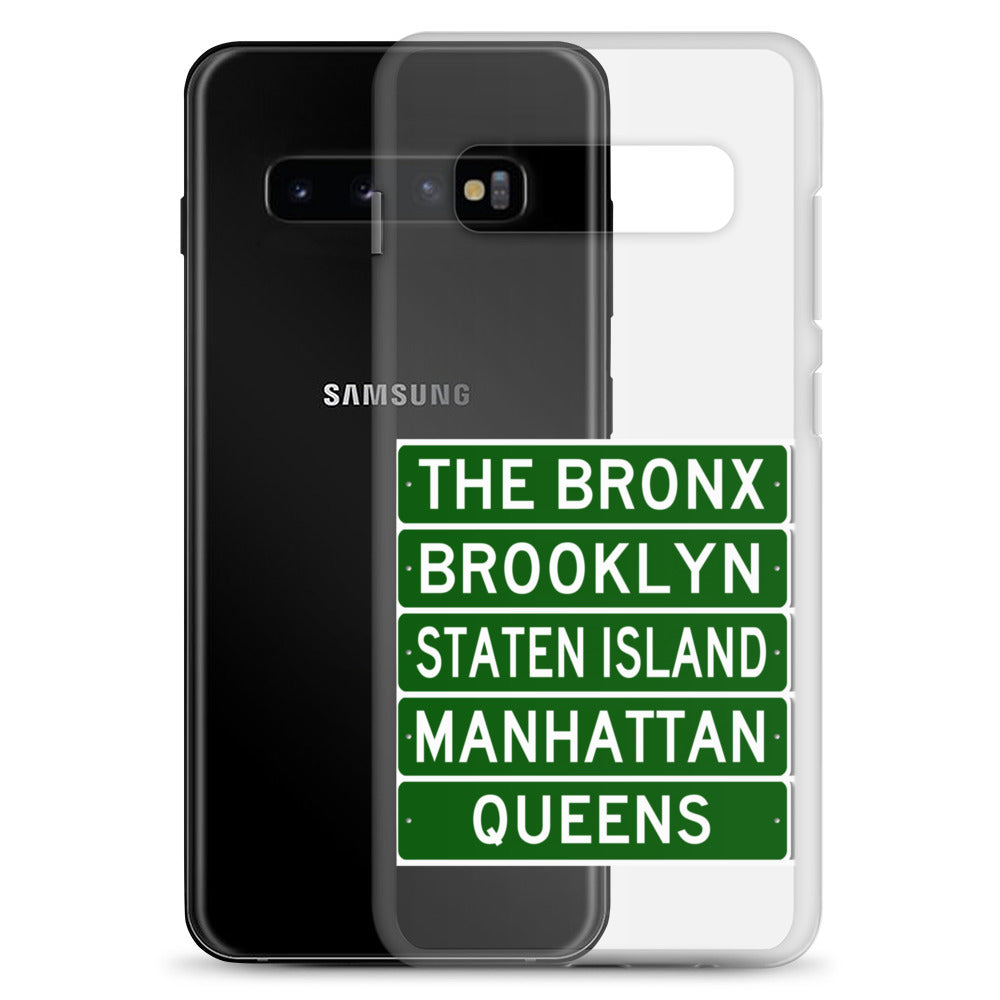 5 Boroughs Clear Case for Samsung® All Varieties Types