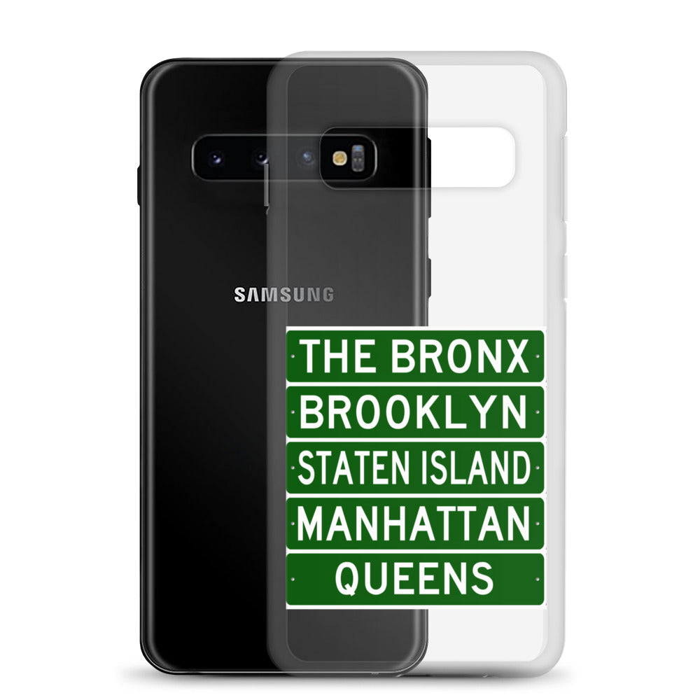 5 Boroughs Clear Case for Samsung® All Varieties Types
