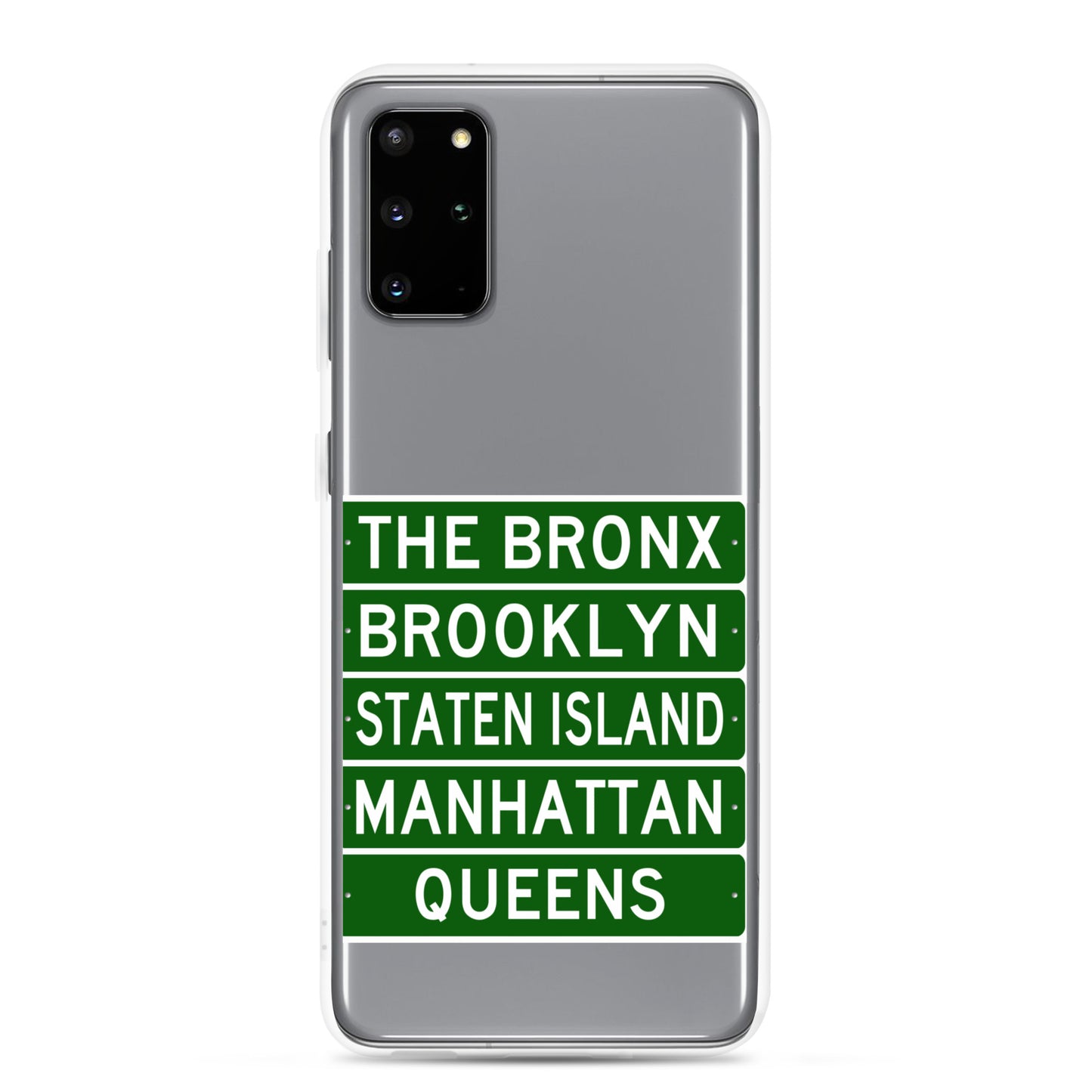 5 Boroughs Clear Case for Samsung® All Varieties Types