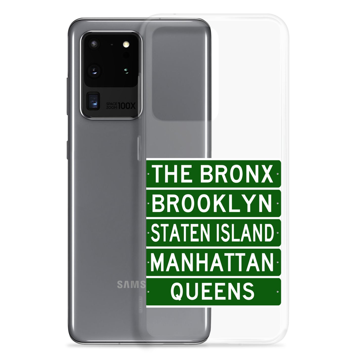 5 Boroughs Clear Case for Samsung® All Varieties Types