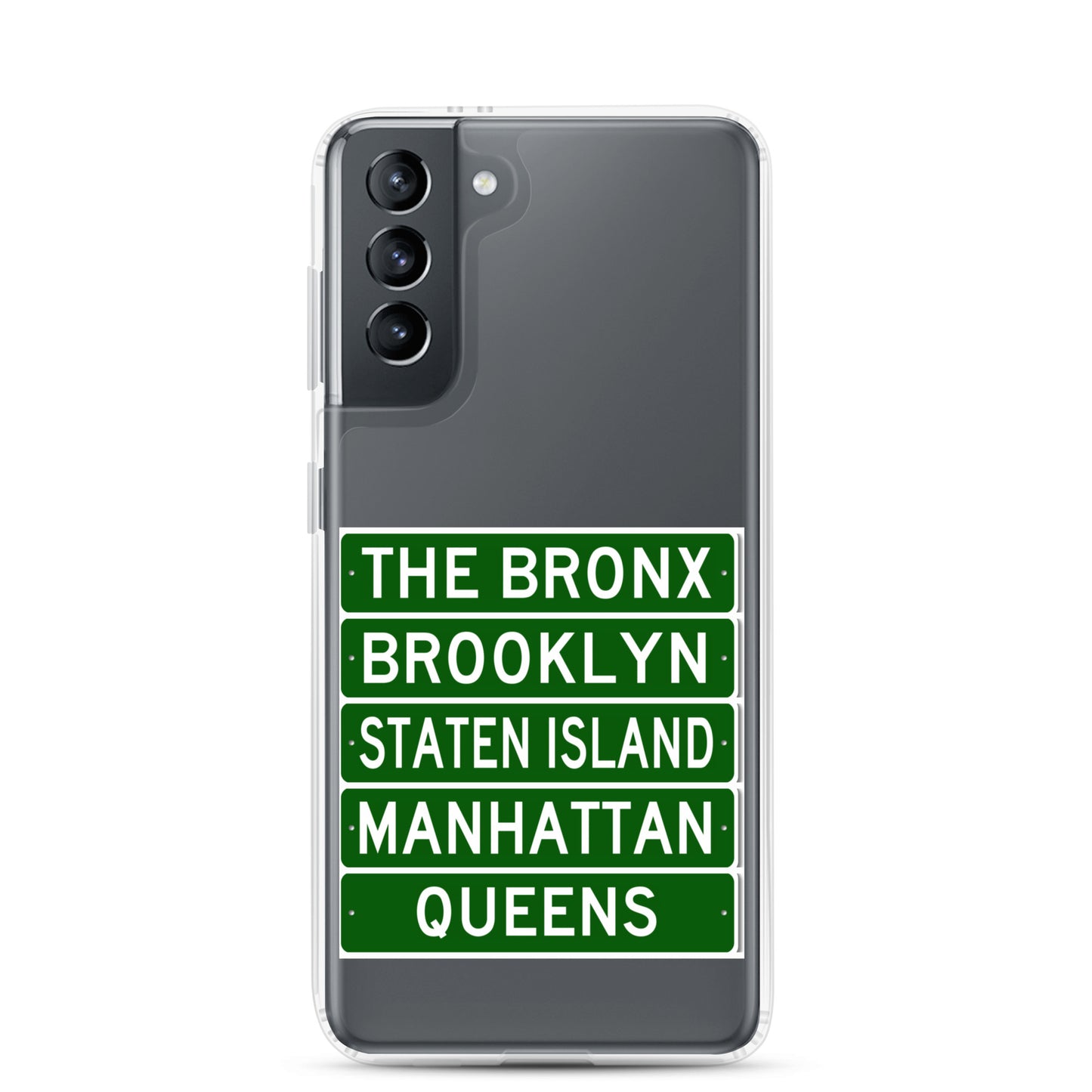 5 Boroughs Clear Case for Samsung® All Varieties Types