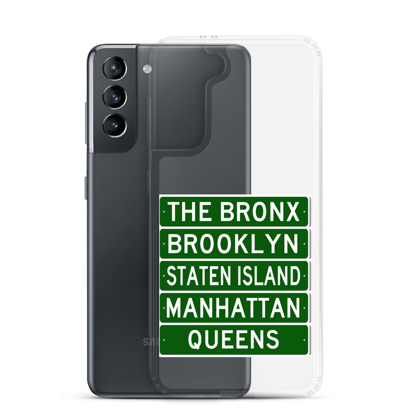 5 Boroughs Clear Case for Samsung® All Varieties Types
