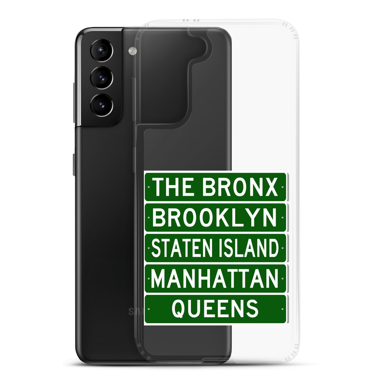 5 Boroughs Clear Case for Samsung® All Varieties Types
