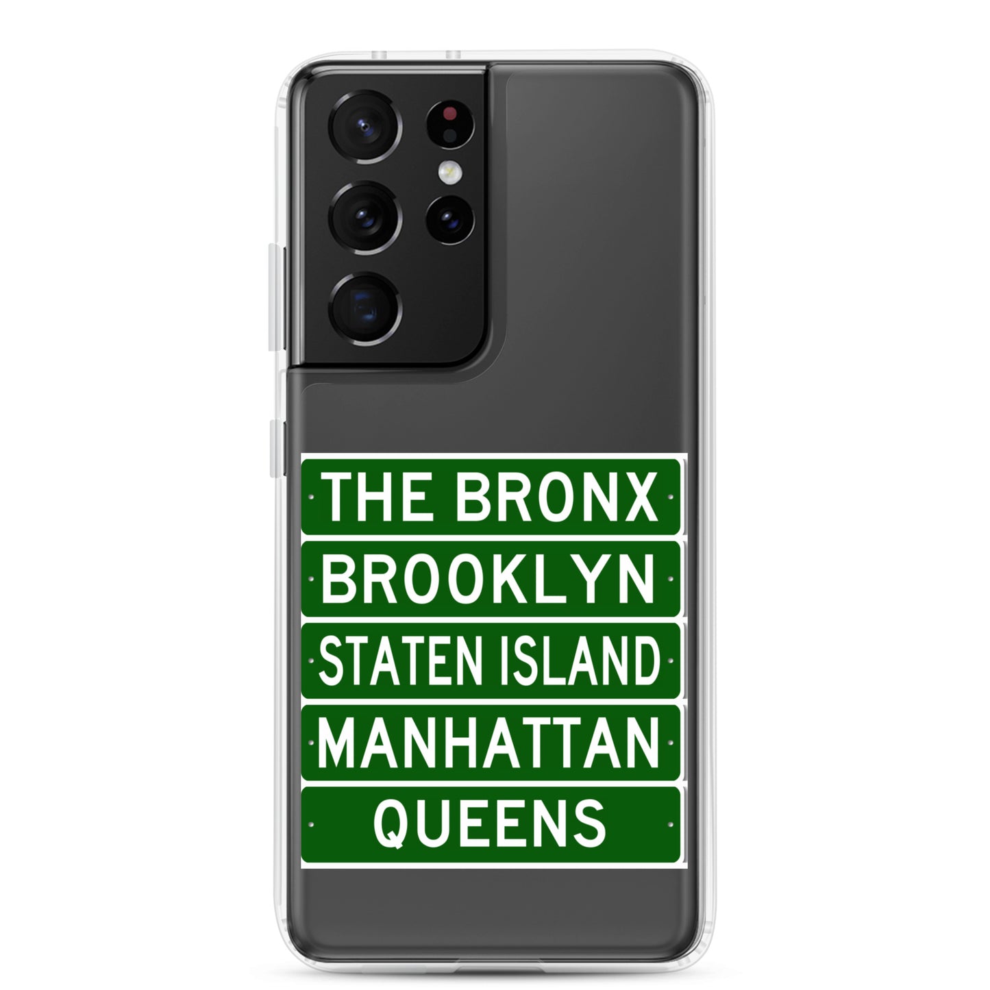 5 Boroughs Clear Case for Samsung® All Varieties Types
