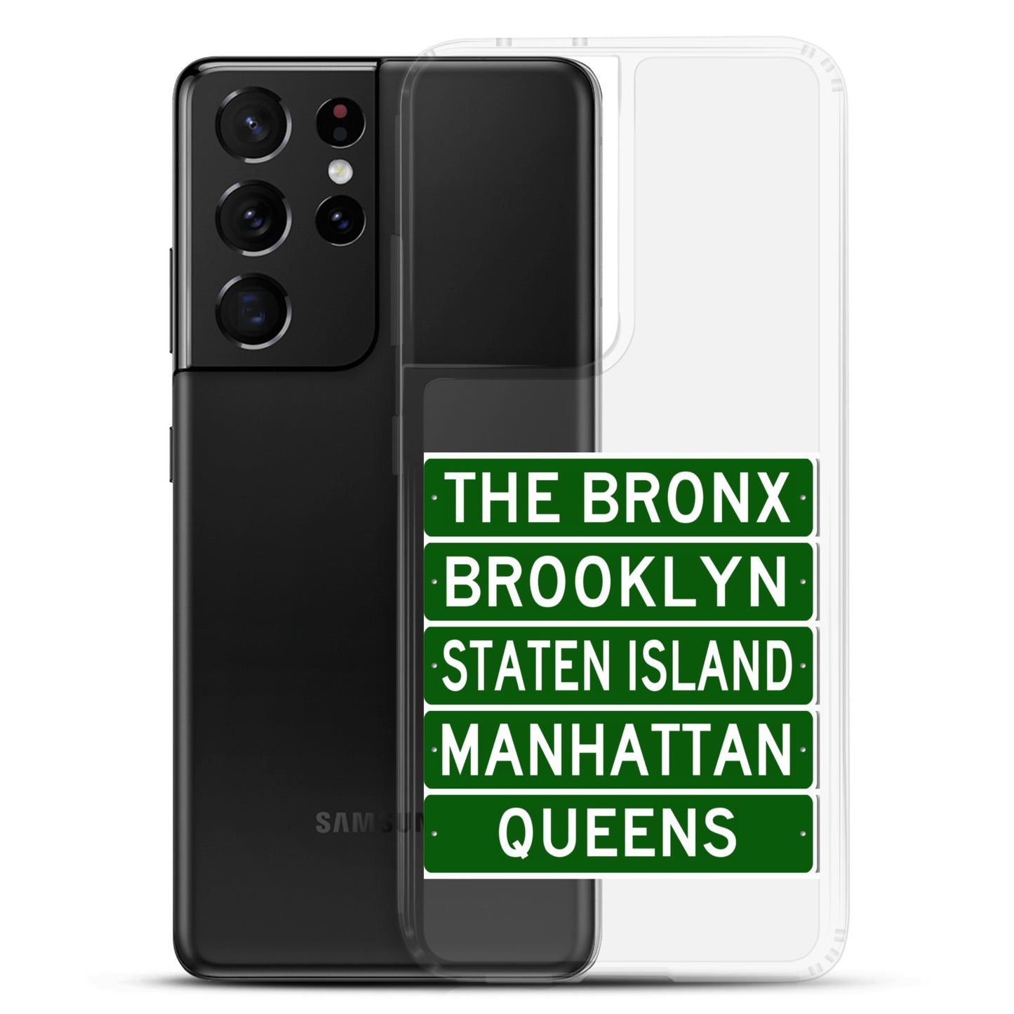 5 Boroughs Clear Case for Samsung® All Varieties Types