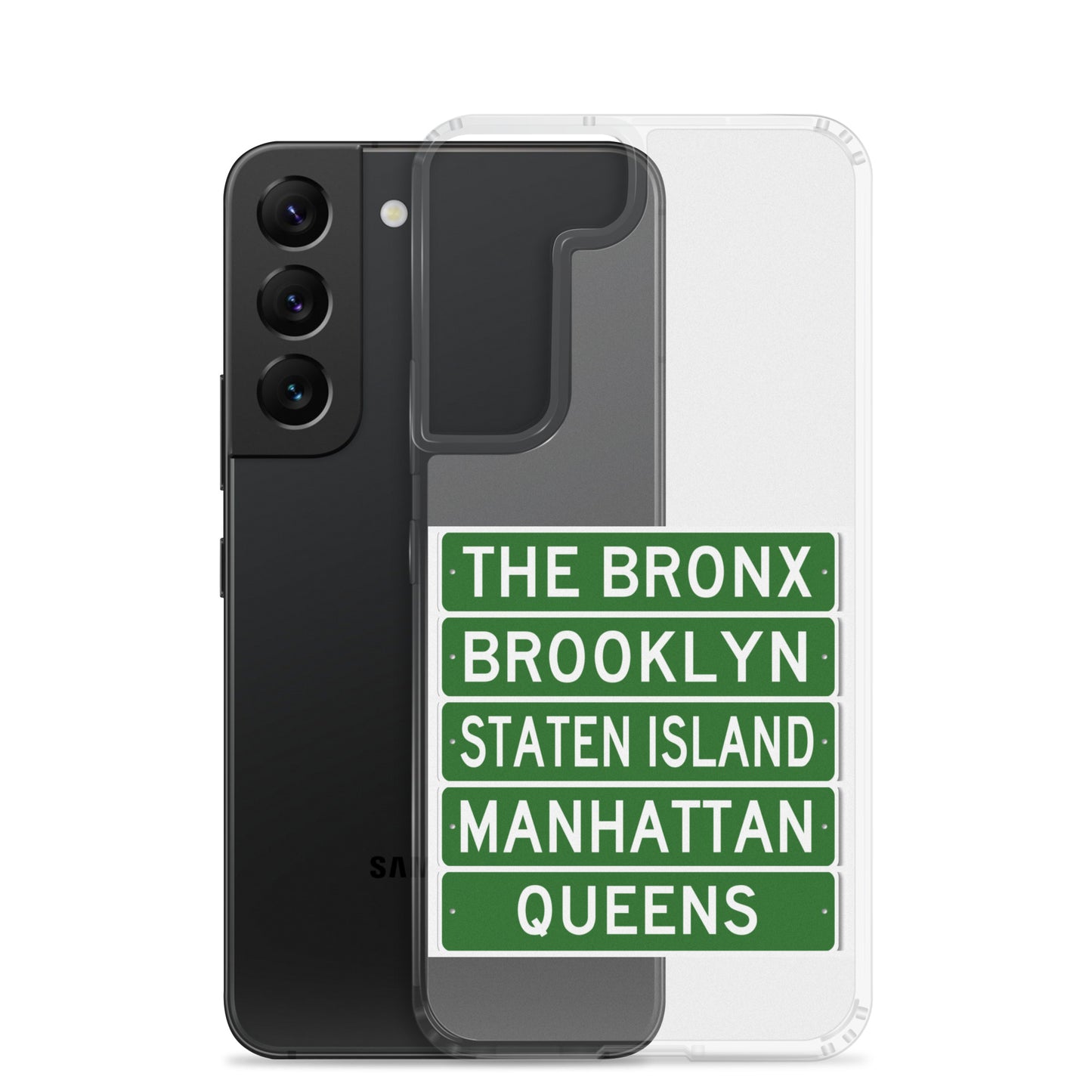 5 Boroughs Clear Case for Samsung® All Varieties Types