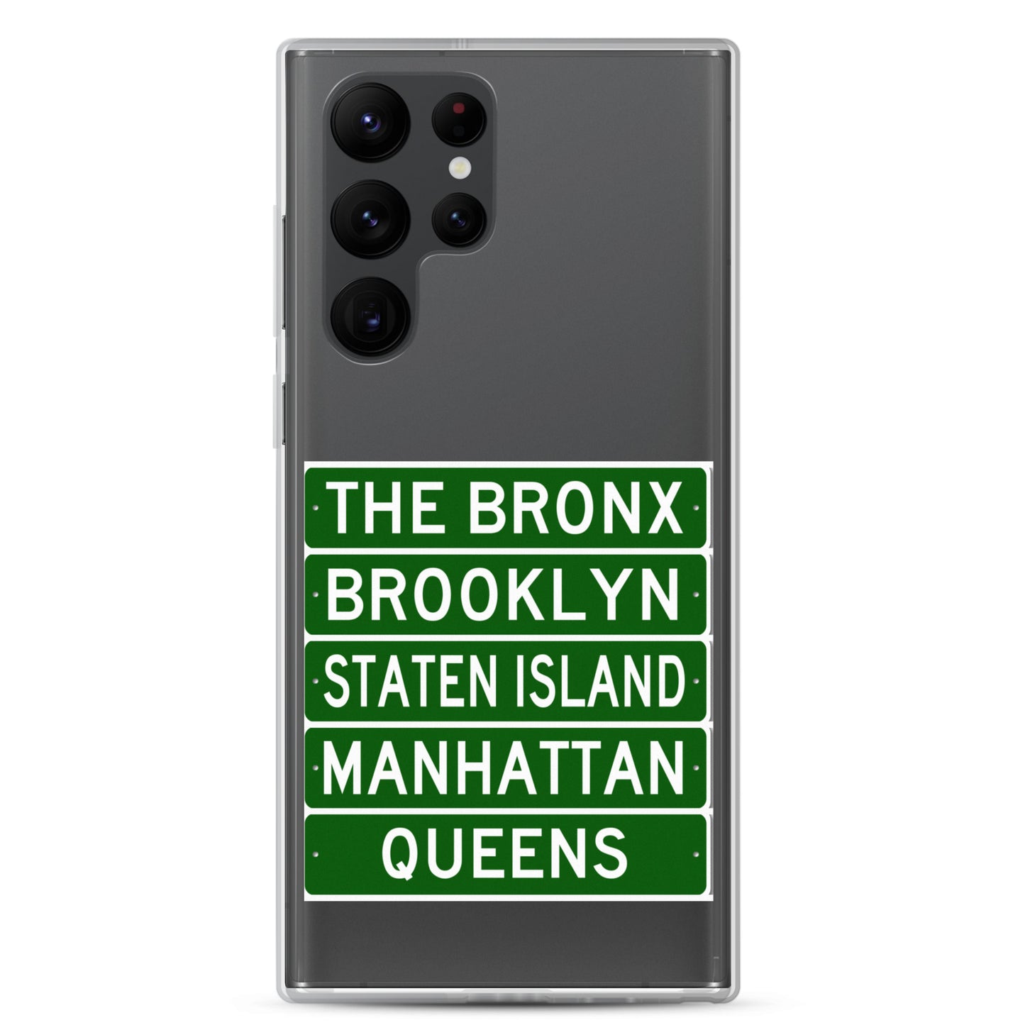 5 Boroughs Clear Case for Samsung® All Varieties Types