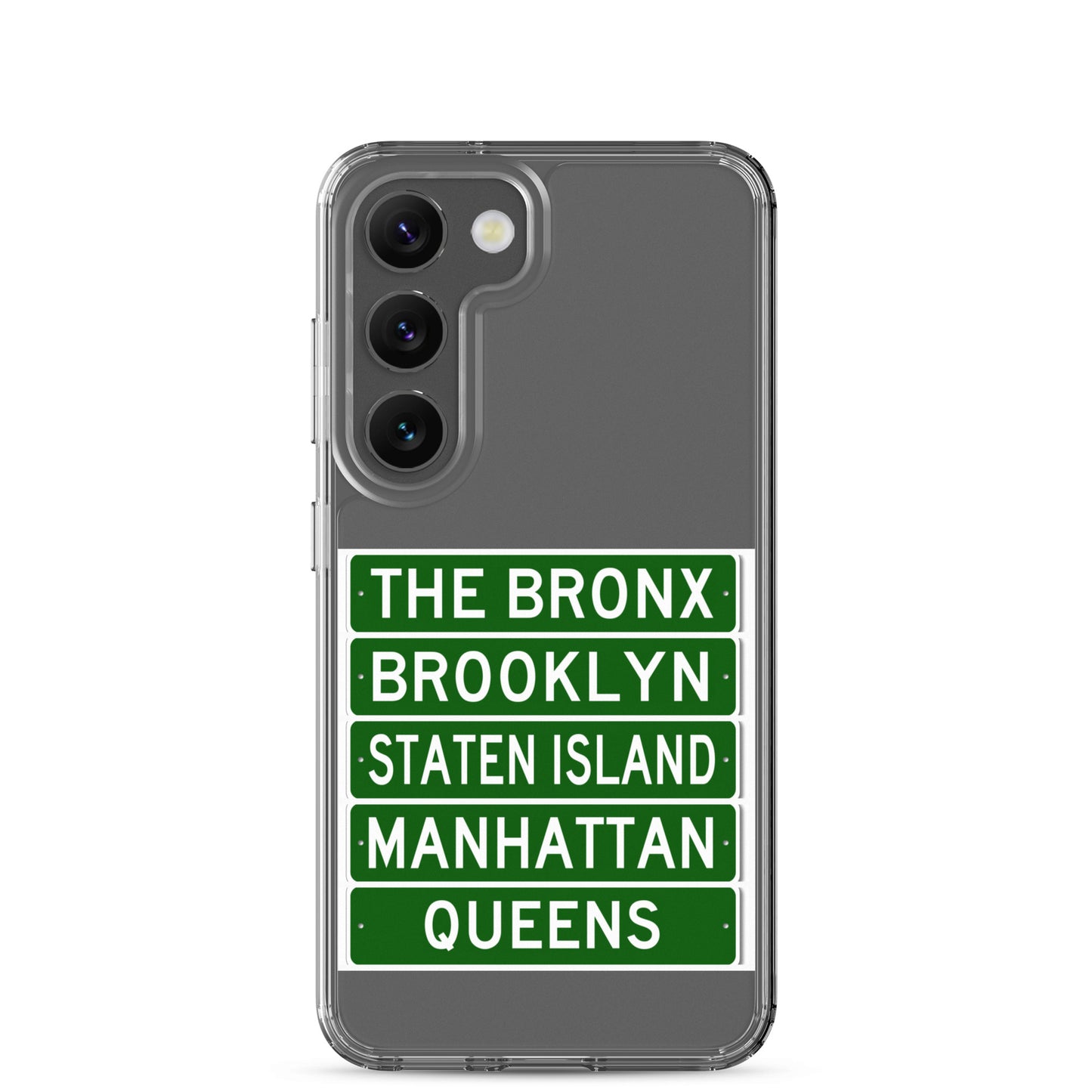 5 Boroughs Clear Case for Samsung® All Varieties Types