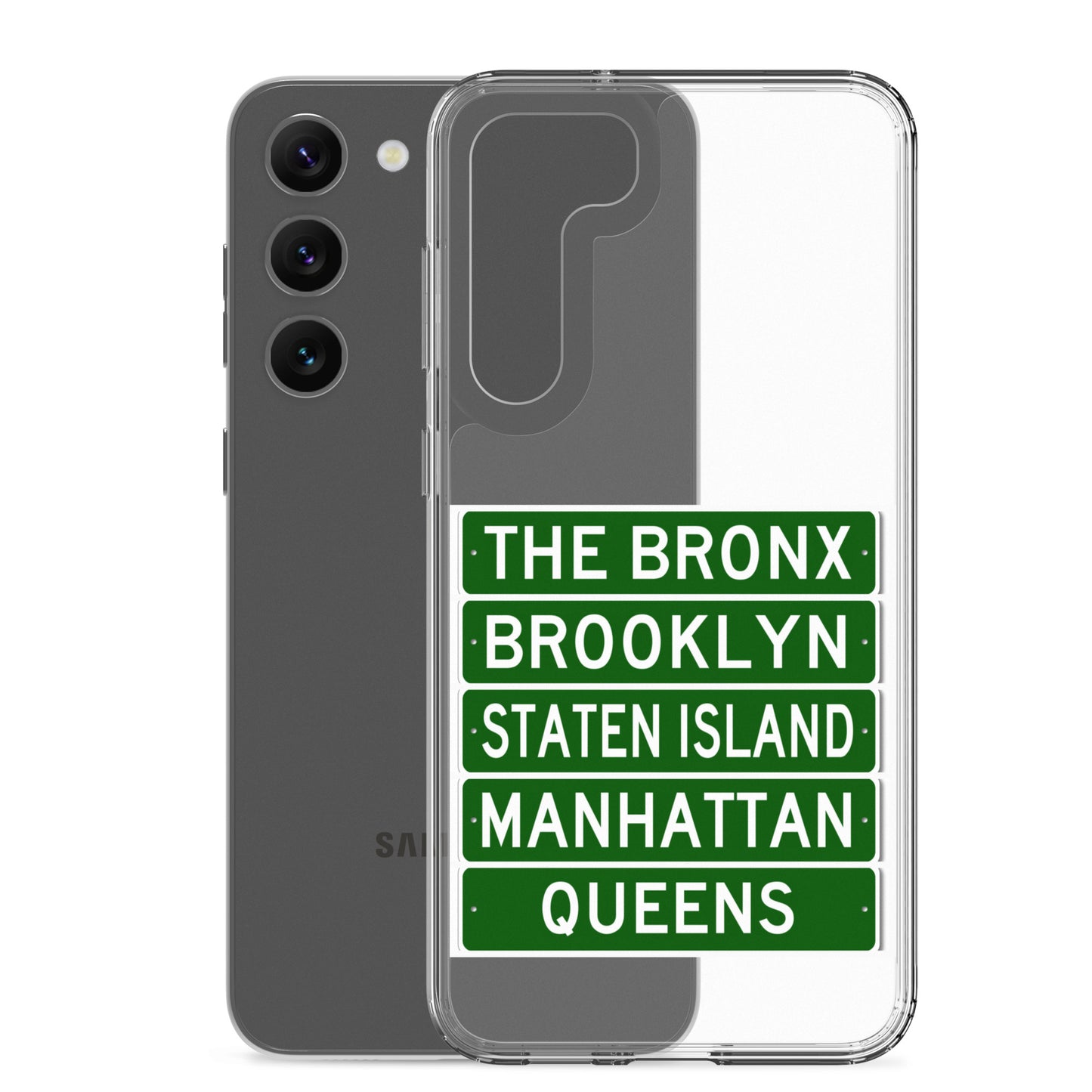 5 Boroughs Clear Case for Samsung® All Varieties Types