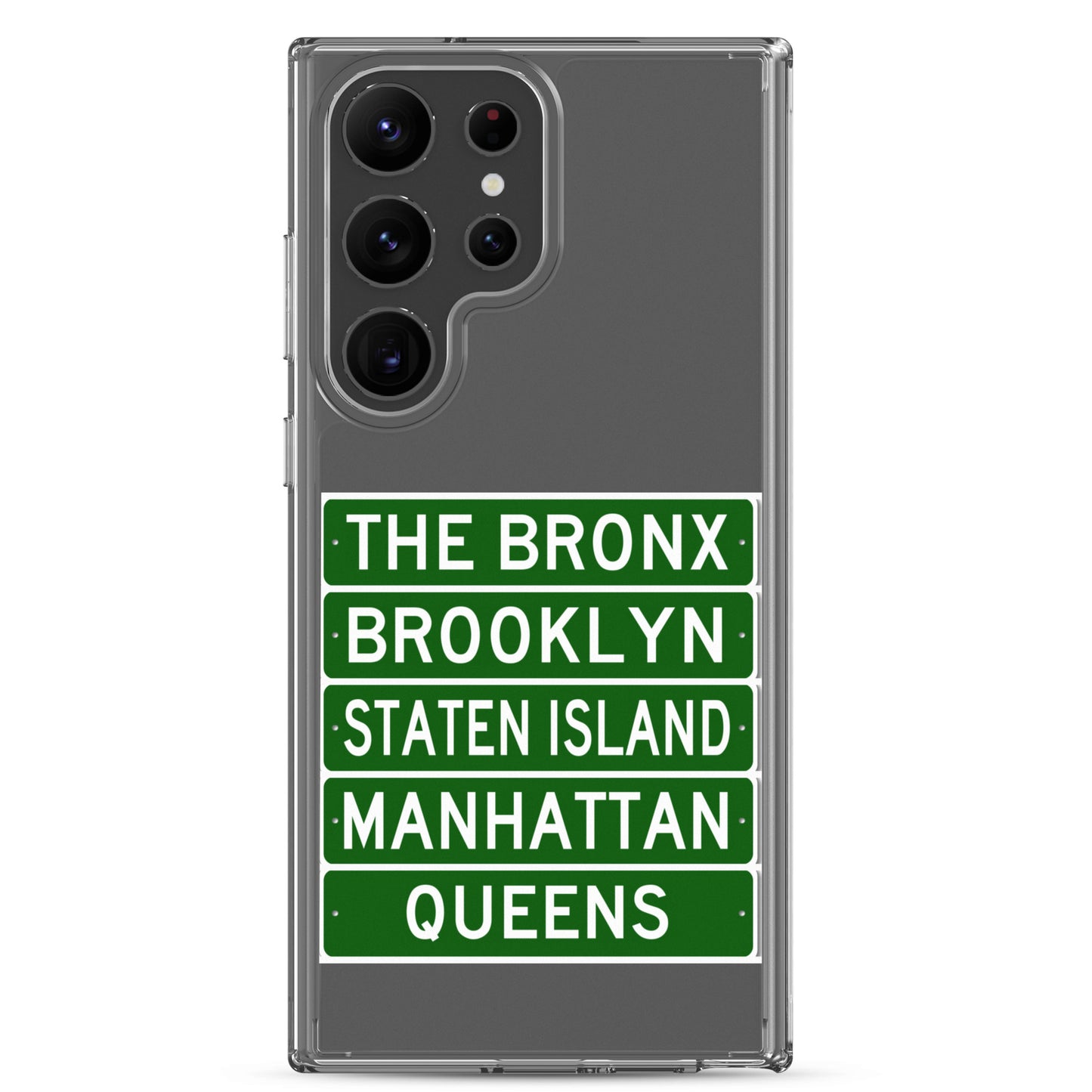 5 Boroughs Clear Case for Samsung® All Varieties Types