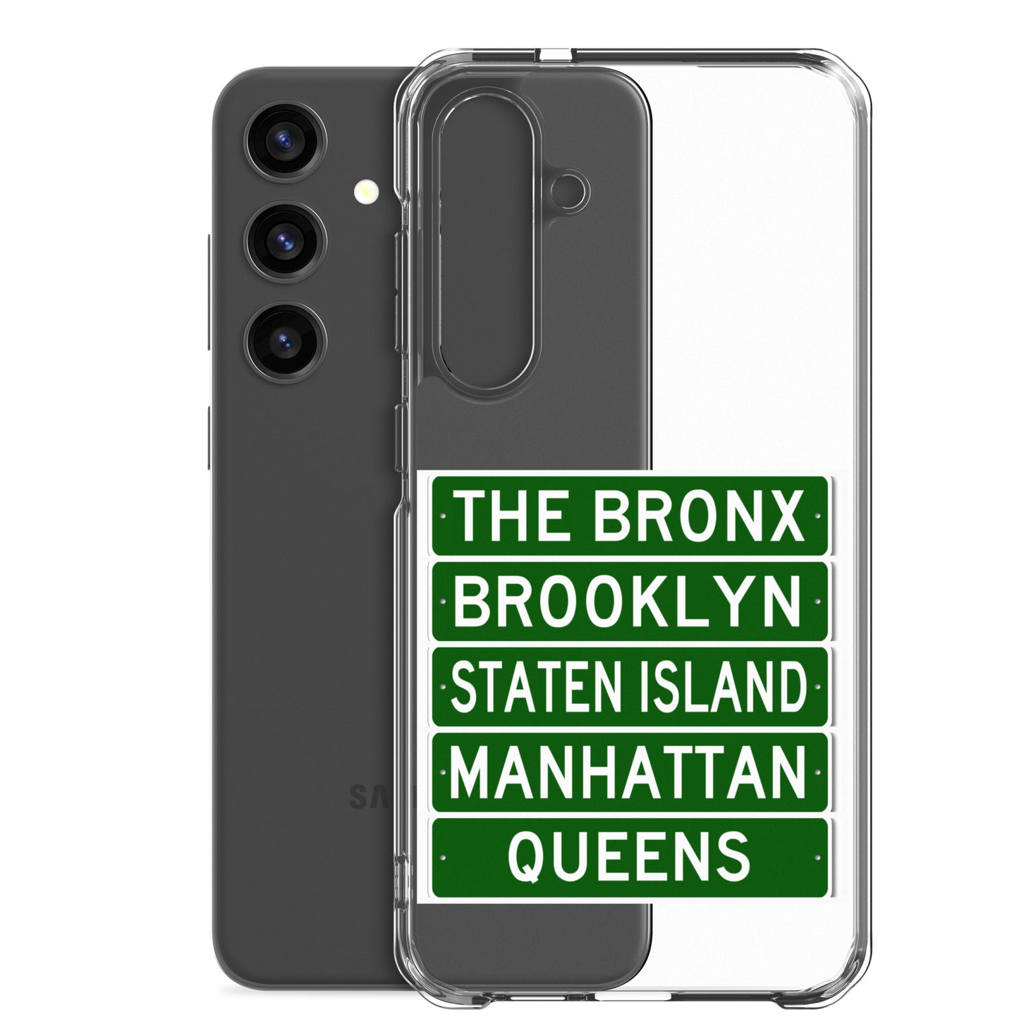 5 Boroughs Clear Case for Samsung® All Varieties Types
