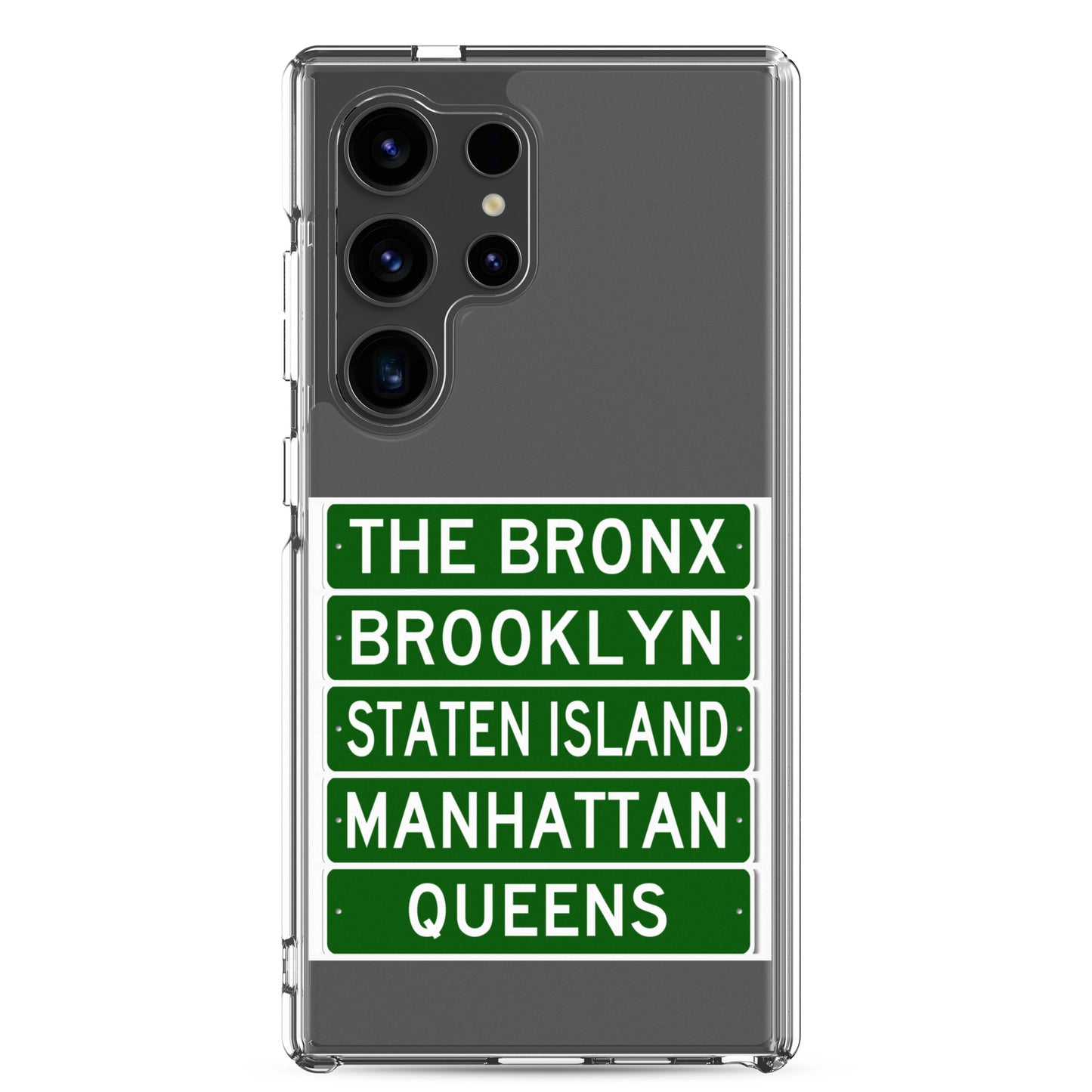 5 Boroughs Clear Case for Samsung® All Varieties Types