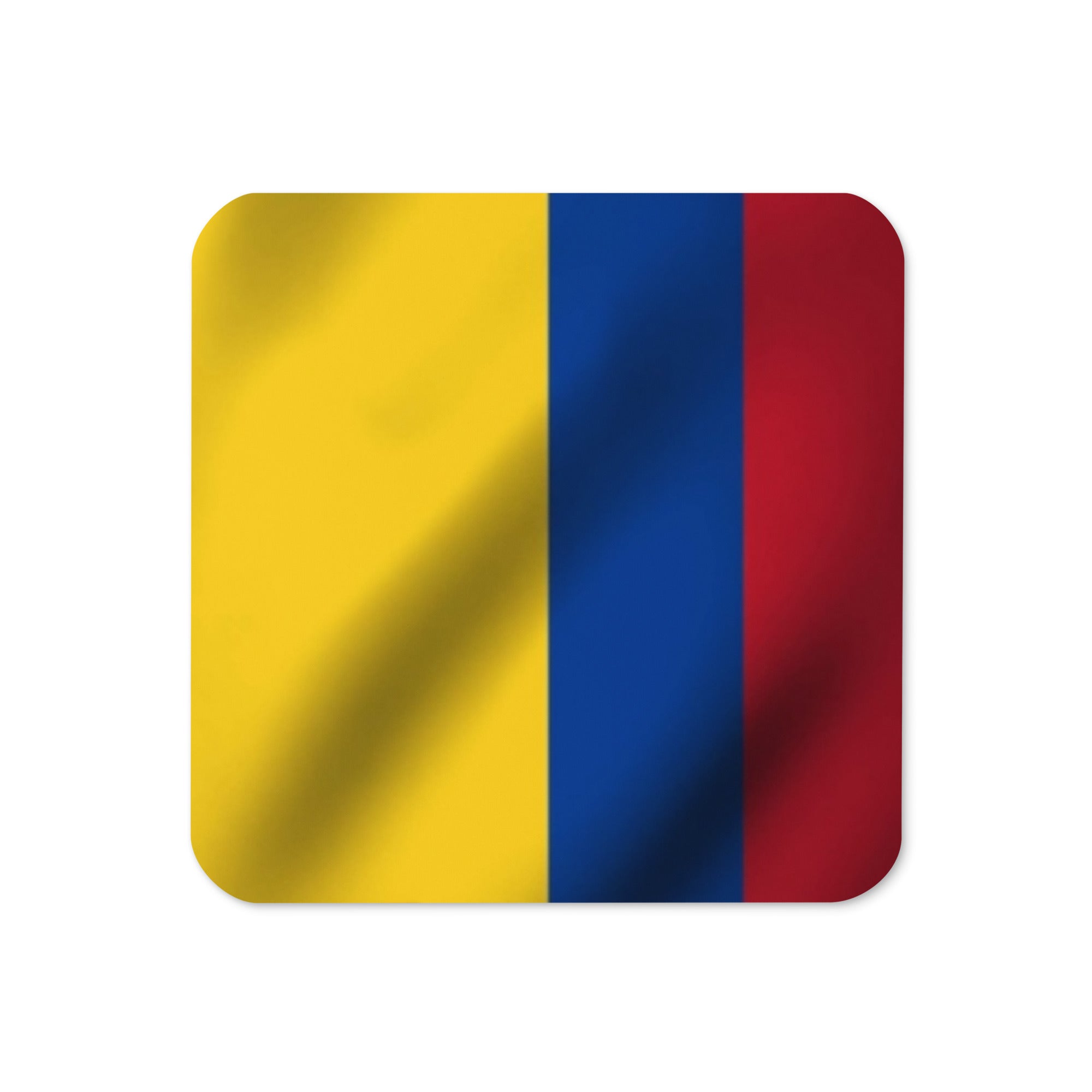 (1) Cork-back coaster Colombia