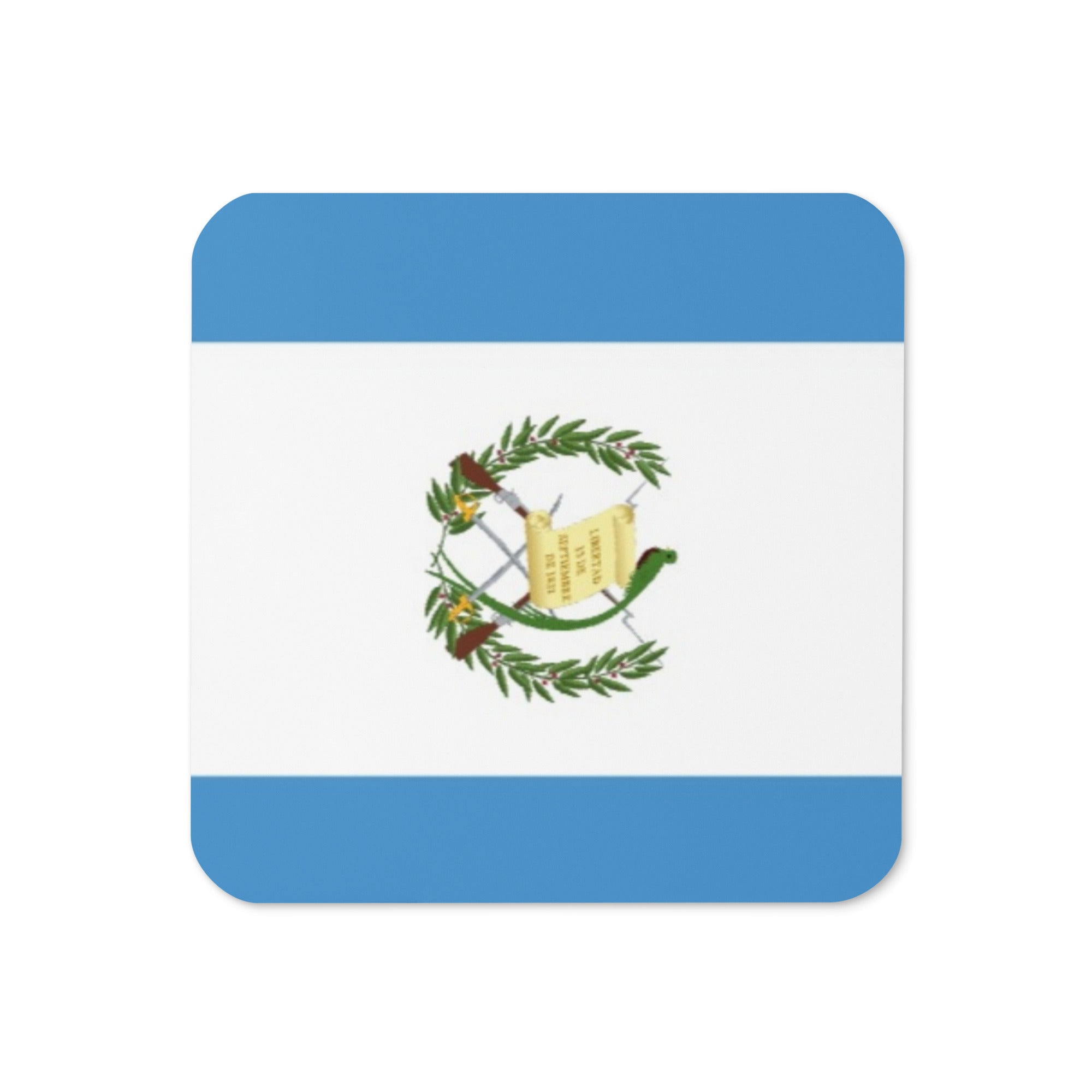 (1) Cork-back coaster Guatemala