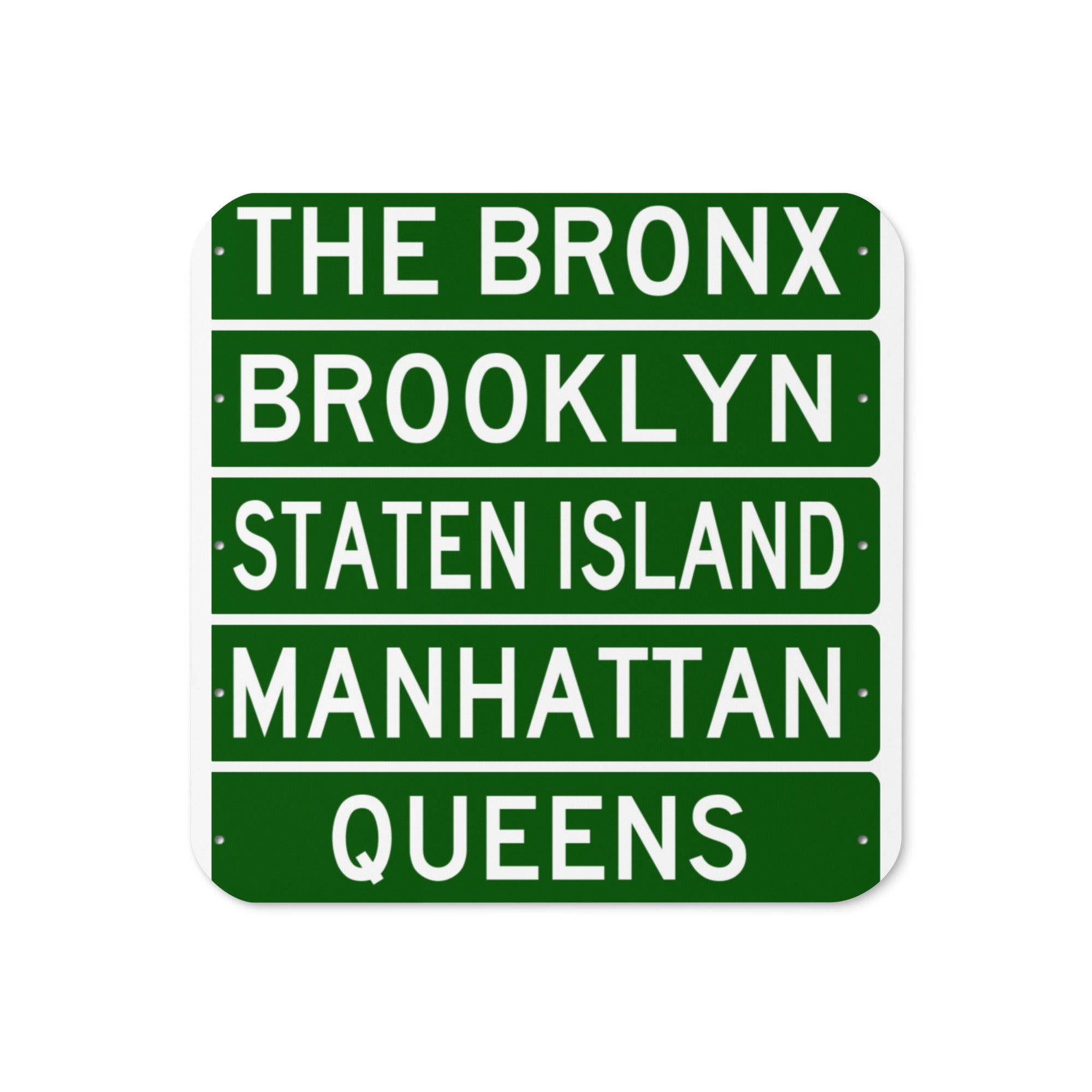 5 Boroughs (1) Cork-Back Coaster