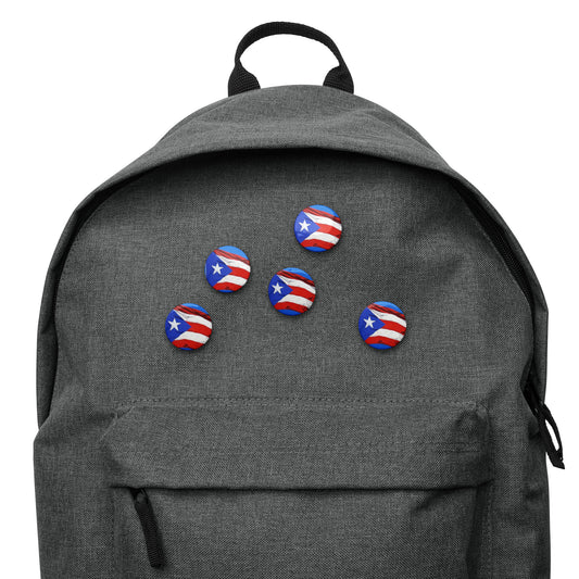 5 Puerto Rican 🇵🇷 Flag Pins