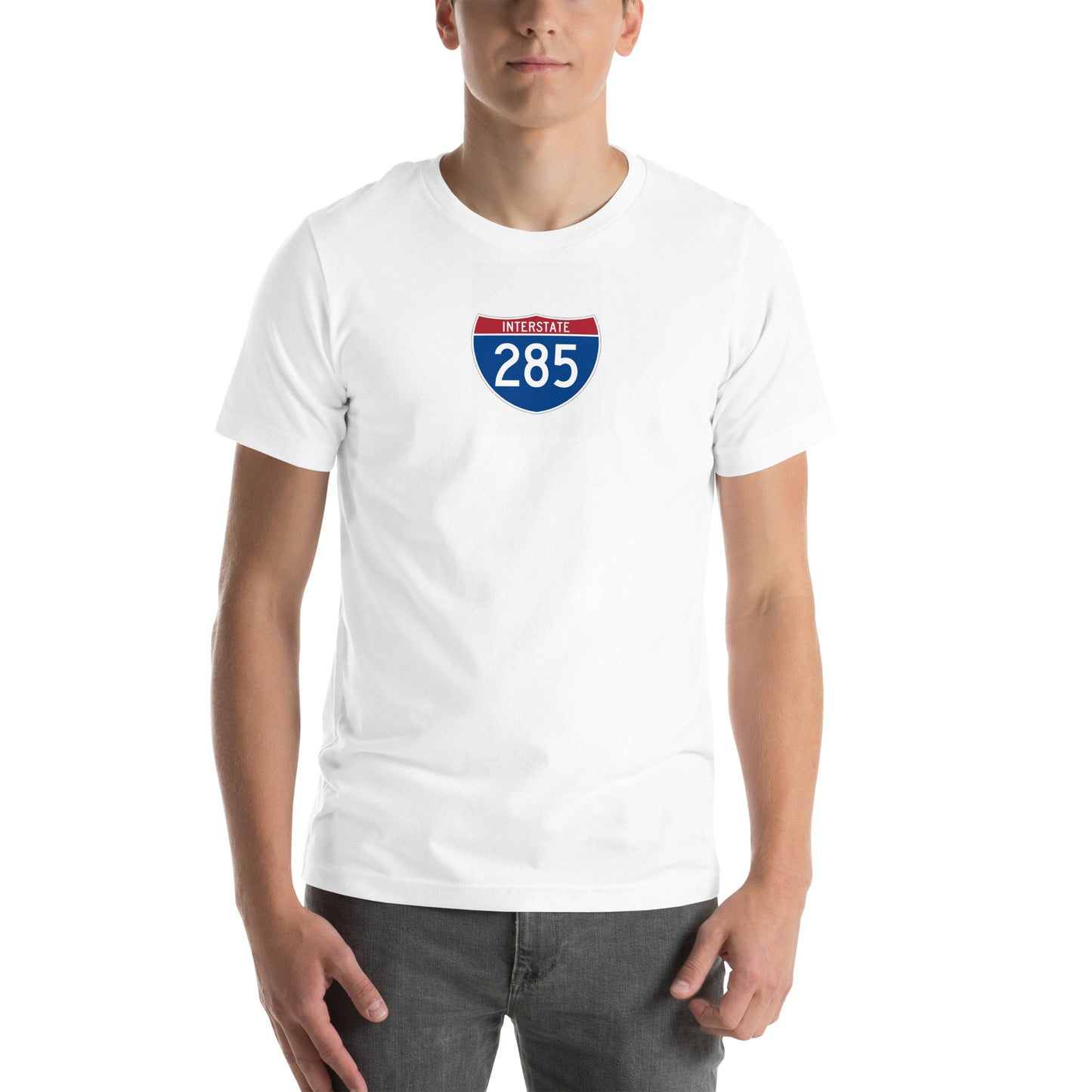 Unisex t-shirt i285 in white