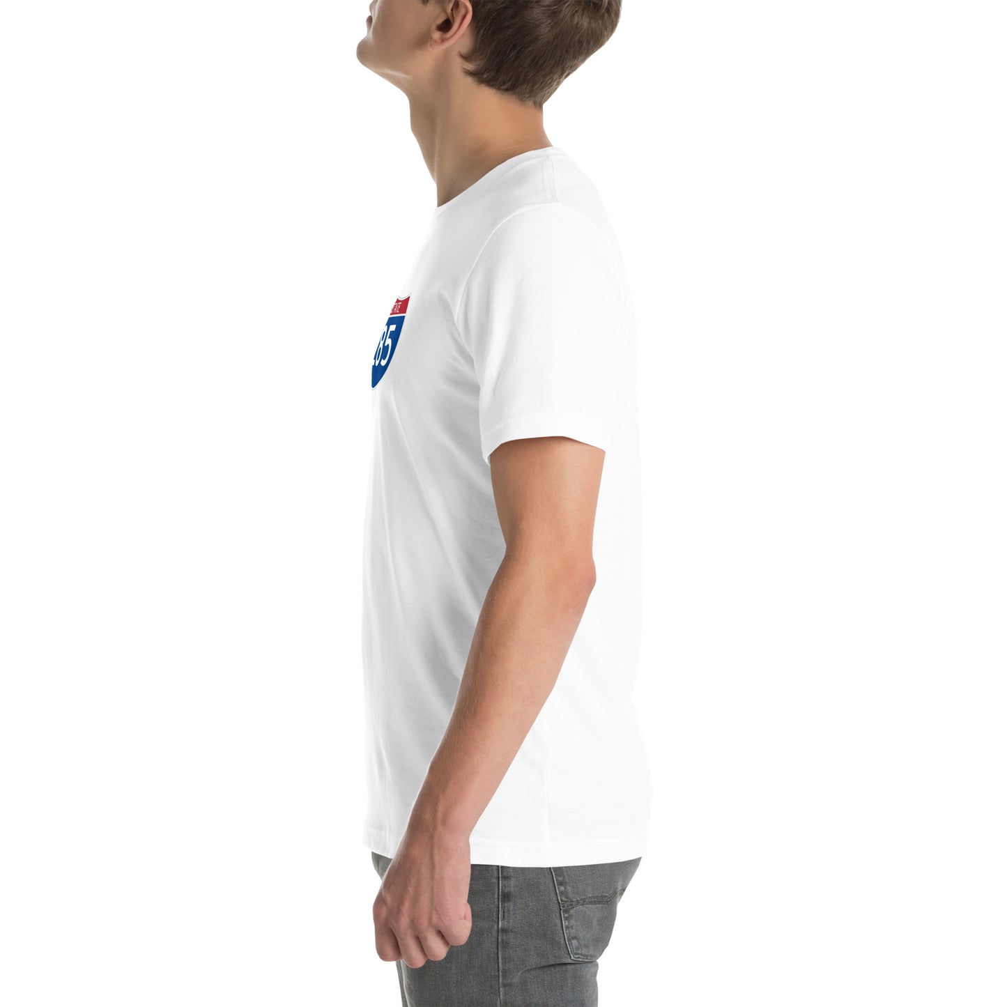 Unisex t-shirt i285 in white