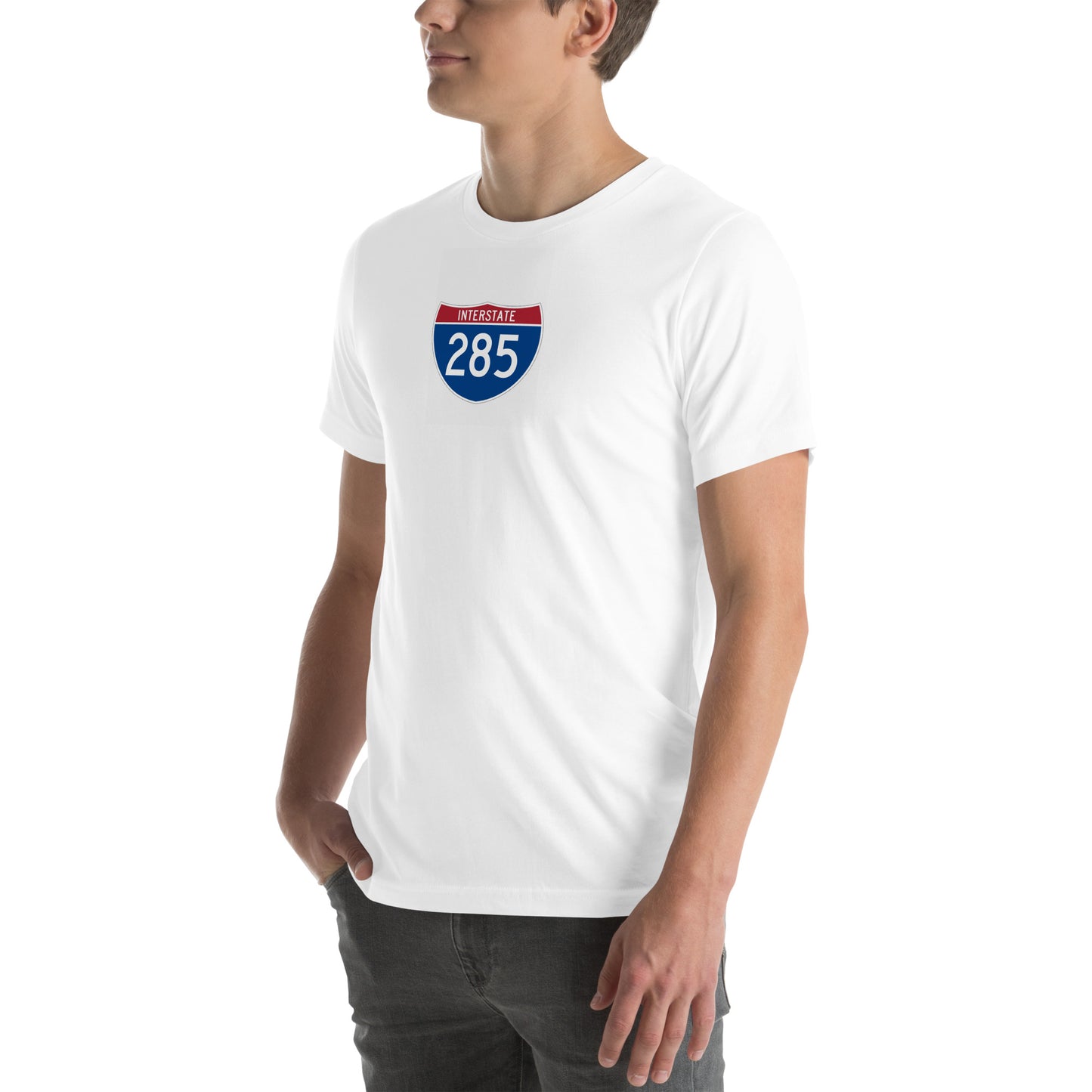 Unisex t-shirt i285 in white