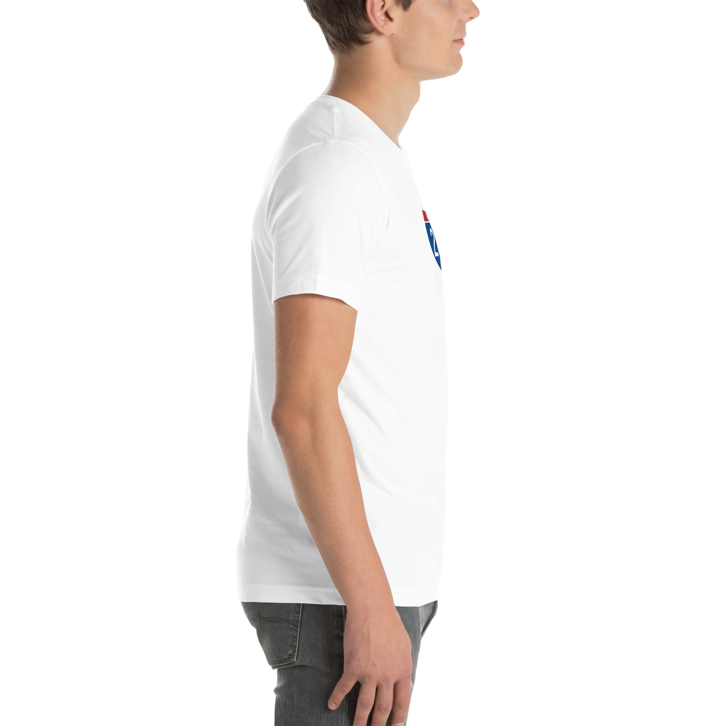 Unisex t-shirt i285 in white