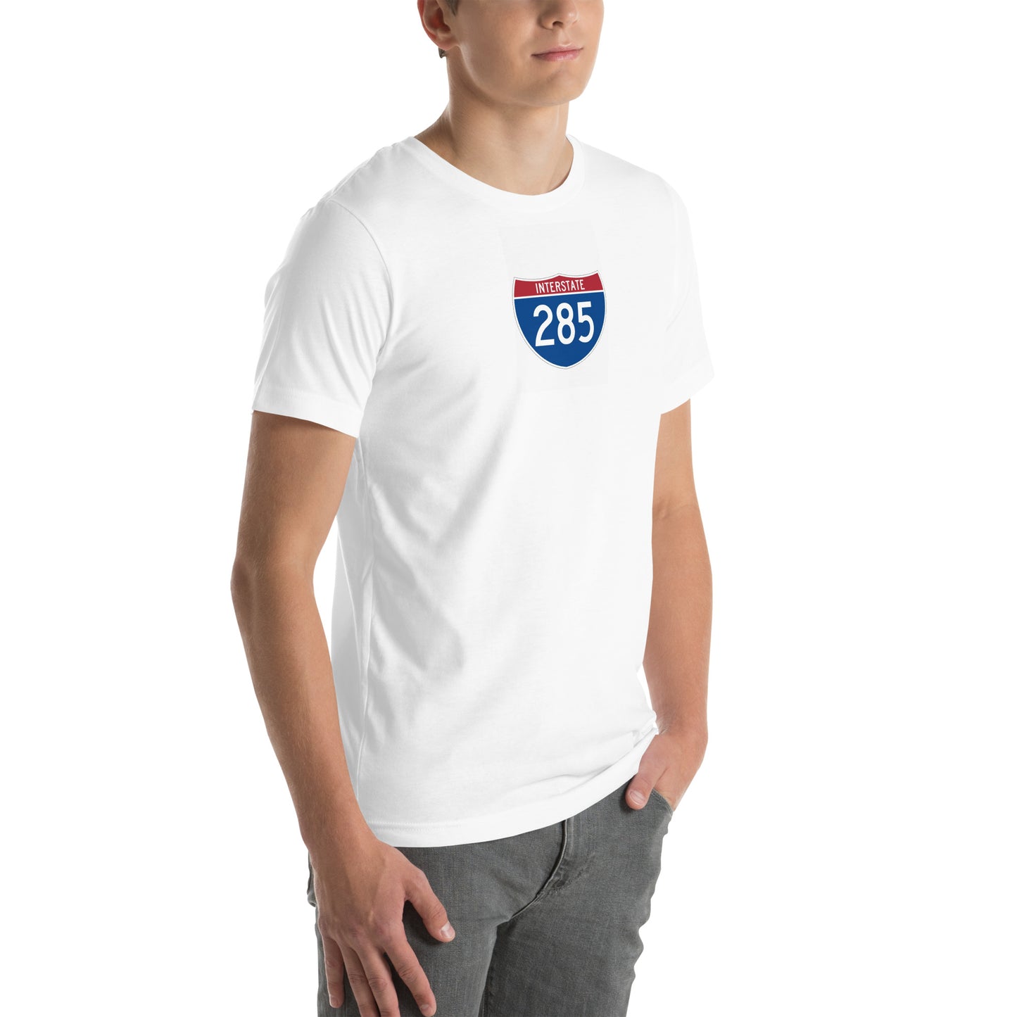 Unisex t-shirt i285 in white