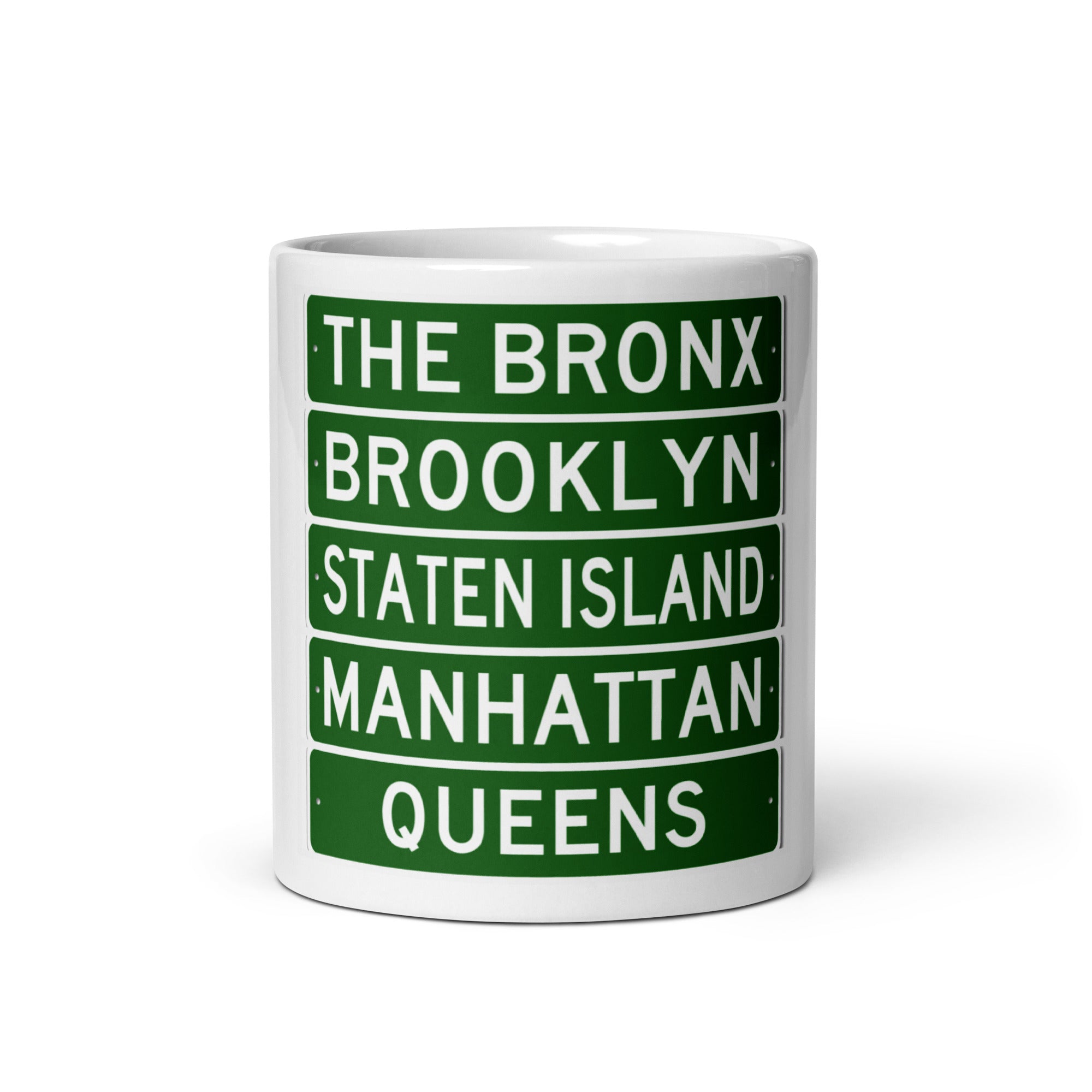5 Boroughs glossy mug